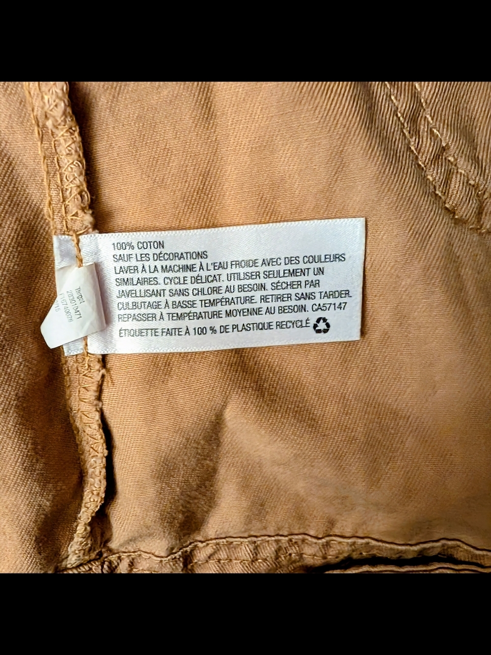 NWOT Mossimo Supply Co. 2015 Women’s Canvas Hooded Utility Jacket Camel Size L - Picture 8 of 11